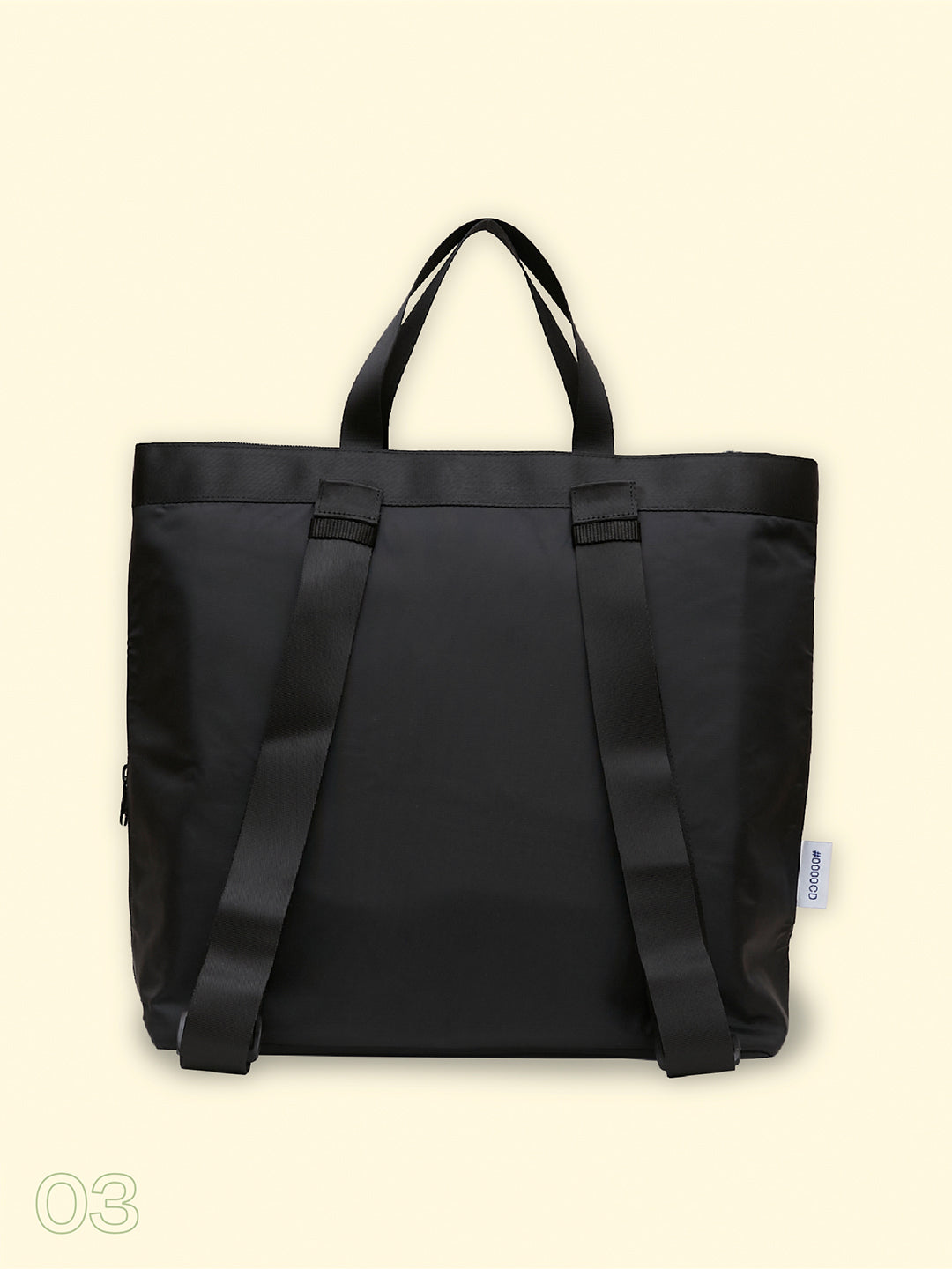 DAY PACK TOTE - BLACK