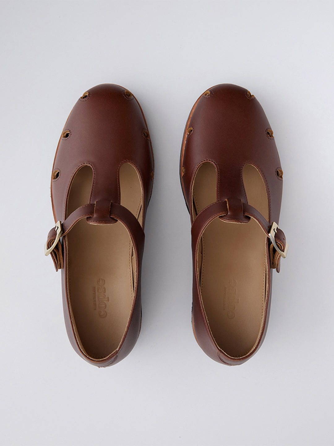 OLIVIA T-BAR MARY JANE - BROWN
