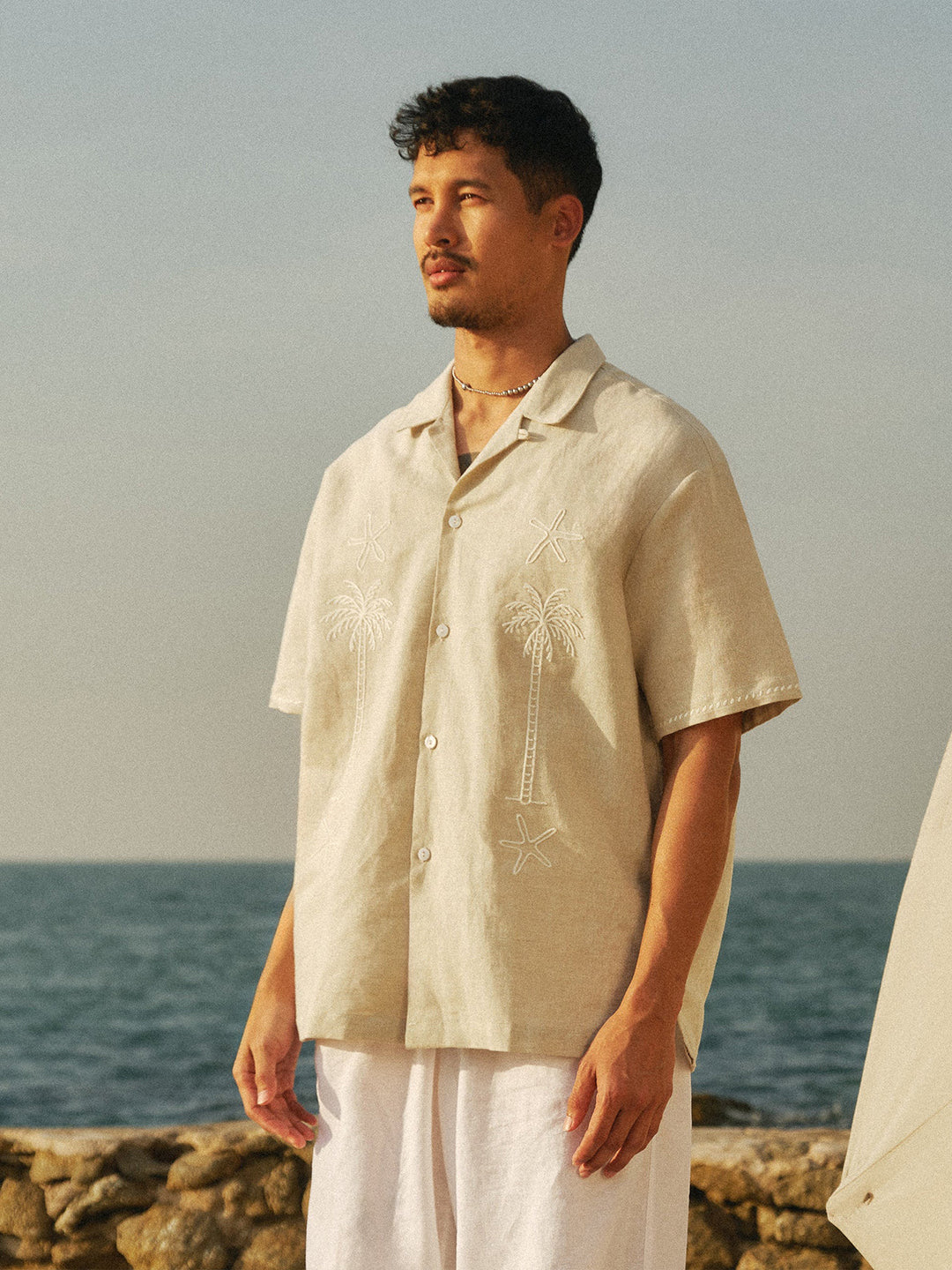 LAGUNA PALMS SHIRT - SAND